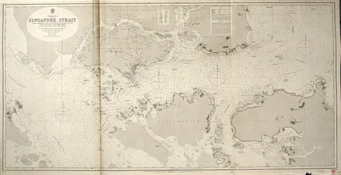 China Sea Singapore Strait by Staff Commander JW Reed Navg Lieuts TH Tizard... Assisted by the Officers of HMS Rifleman 1865-69