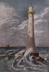 Eddystone Lighthouse, off Plymouth, late 19th century