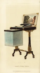 Elegant Lady’s Work Table, Regency Era