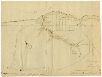 Map of Yorktown, Virginia, October 1781
