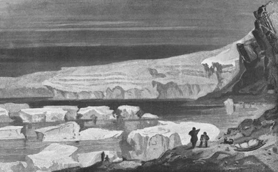 The Great Humboldt Glacier, Peabody Bay, 1855, 1928