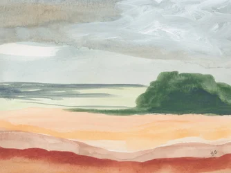 Abstract Desert Landscape