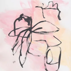 Fluid Pink Abstract