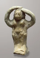 Figurine of a mourner, from Azor, Israel