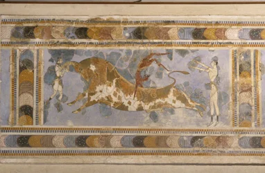Bull-Leaping from the Palace Complex of Knossos