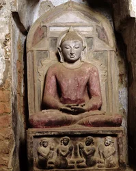 Seated Buddha in meditation