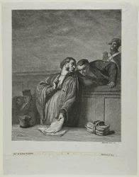 At the Court of Assizes: The Lawyer, Standing, Conversing with the Accused