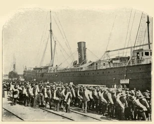 16th Infantry Embarking, Spanish-American War, June 1898, 1899