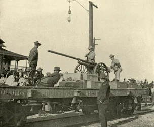 Sergeant Borrowe and the Dynamite Gun, Spanish-American War