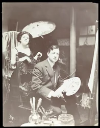 Harrison Fisher and Model