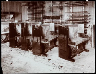 Pianos Under Construction at the Hardman, Peck and Co. Factory, New York
