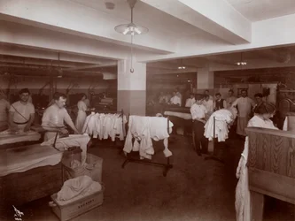 The laundry room at the Hotel McAlpin, 1913