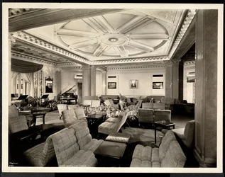 The Lounge, Looking East at the Hotel White, 37th Street and Lexington, New York, 8th March, 1937