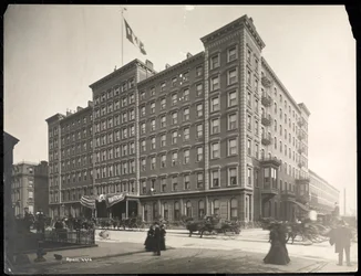 Windsor Hotel at 5th Avenue from 46th to 47th Streets, New York