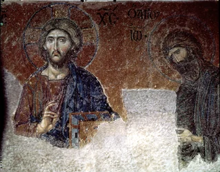 Christ and Saint John the Baptist in Hagia Sophia
