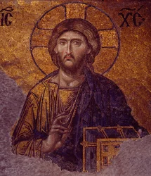 Deesis Christ in Hagia Sophia