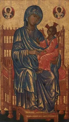 Enthroned Madonna and Child, c.1250-1275