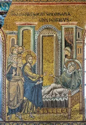 Jesus healing Simon