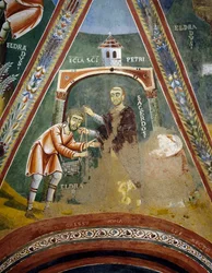 Saint Eldrad Leaving for Santiago de Compostela (detail)