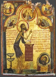 Saint John the Forerunner with scenes from his life