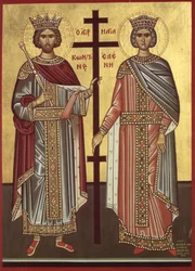 Emperor Constantine and Empress Helena of Constantinople