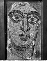 Face of a lady from the Church of St-Ambrosius, (mosaic)