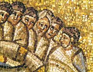 Faces of Apostles (Detail from "The Last Supper")