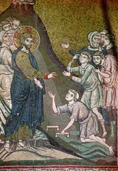 Jesus Healing the Crippled and the Blind
