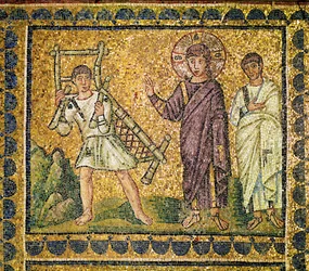Jesus Cures a Person Suffering from Palsy
