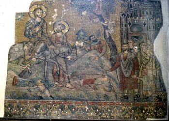 Jesus entering Jerusalem on Palm Sunday, Church of the Nativity, Bethlehem