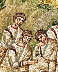Sleeping Apostles (detail from Christ and the Apostles in the Garden of Gethsemane)