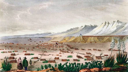 Santa Fe, New Mexico, circa 1848