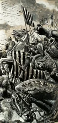 French Under Fire at the Battle of Agincourt