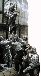 Rescue of the young John Wesley