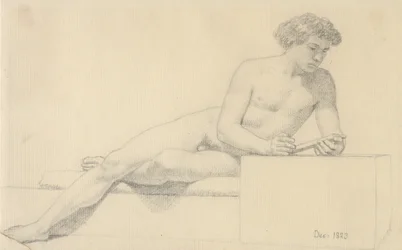 Reclining Male Model