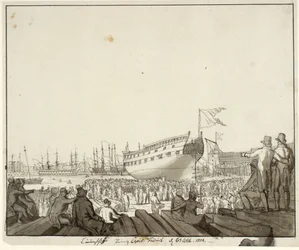 The Ship of the Line Prince Christian Frederik Launched