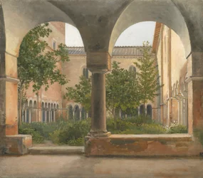The Cloisters of San Lorenzo fuori le mura in Rome