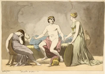 Thetis Bringing Weapons to Achilles, Who Mourns by Patroclus