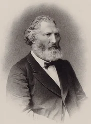Portrait of the composer Auguste François Morel 1809-1881, ca. 1860