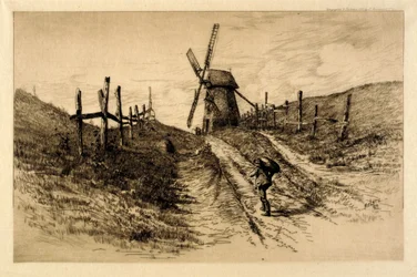 Landscape with Windmill