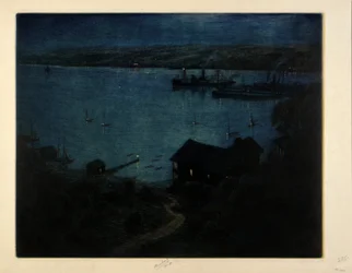 Moonlight - Hudson River