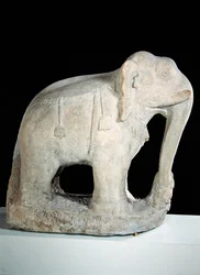 Elephant Statue, Bayon Style, from Preah Khan