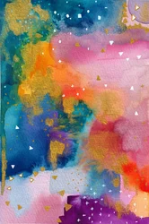 Vibrant Gold Abstract