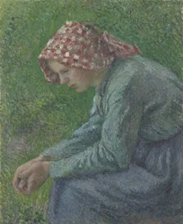A Seated Peasant Woman