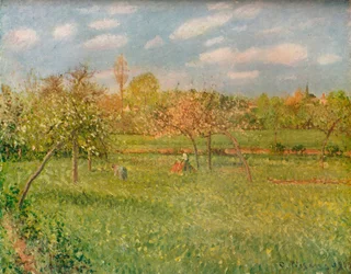 Apple Trees at Eragny, Morning Sunshine, c1896