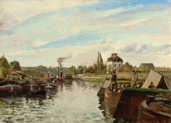 Barge on the Seine at Bougival
