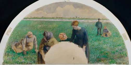 Peasants Gathering Grass