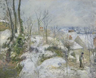 Rabbit Warren at Pontoise, Snow, 1879