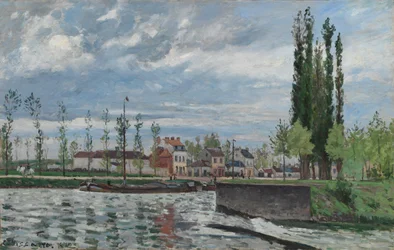 The Lock at Pontoise, 1872