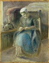 Woman Sewing